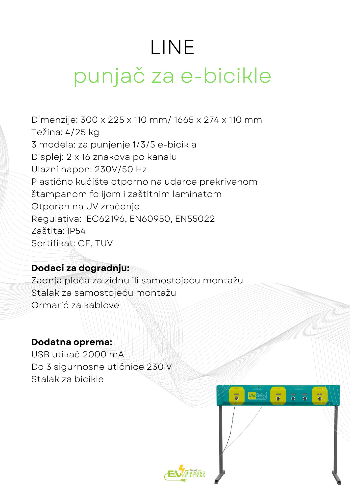 line tehnicke karakteristike